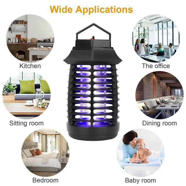 Alt view image 5 of 7 - LED Electric UV Mosquito Killer Lamp Fly Bug Insect Repellent Pest Zapper Trap