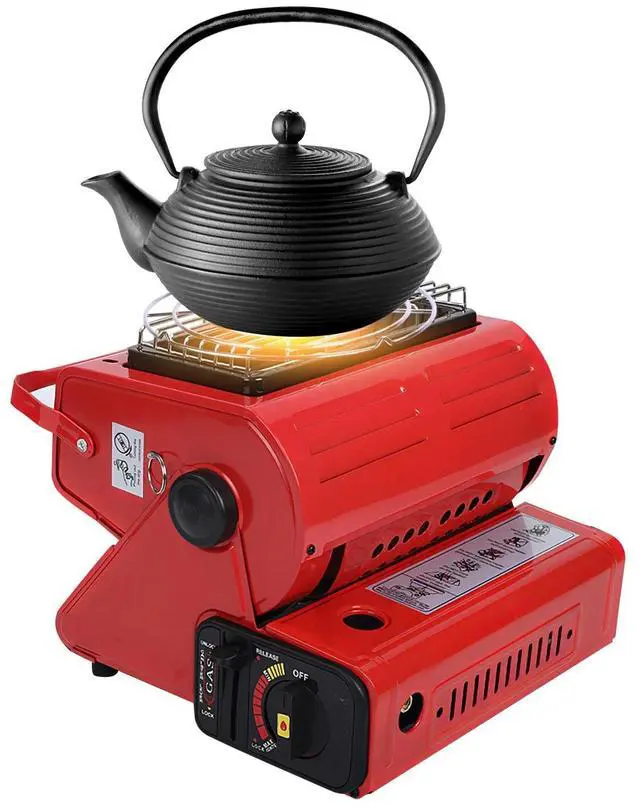 Alt view image 4 of 7 - 2in1 Portable Butane Burner Gas Heater Warmer Outdoor Cooking Stove for Camping