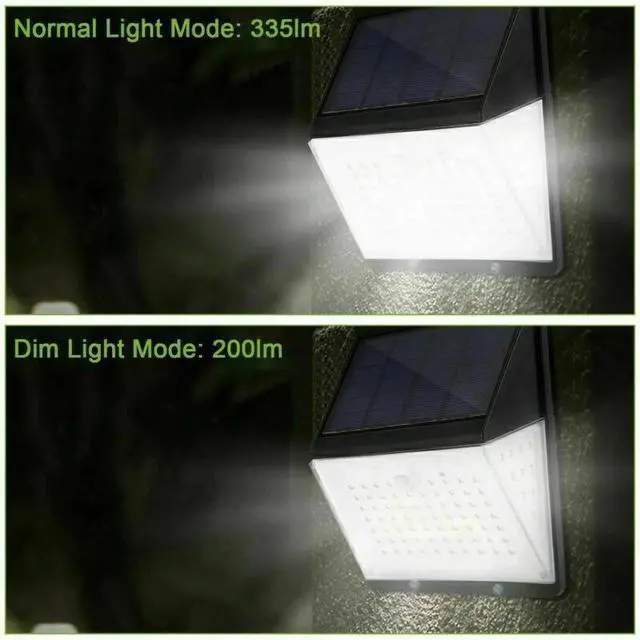 Alt view image 3 of 7 - 88 LED Waterproof Solar Lamp Outdoor Garden PIR Motion Sensor Wall Light Remote