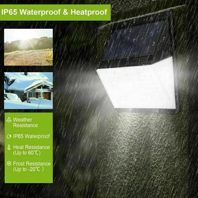 Alt view image 2 of 7 - 88 LED Waterproof Solar Lamp Outdoor Garden PIR Motion Sensor Wall Light Remote