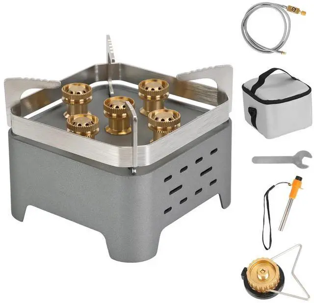 Main image of 12000W Camping Stove Burner Adapter Portable Picnic Backpacking Burner+Cassette