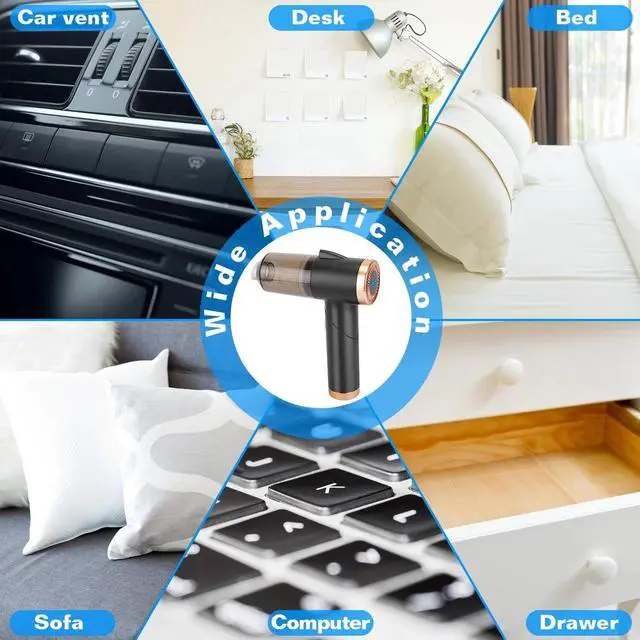 Alt view image 7 of 7 - 9000PA Foldable Cordless Handheld Vacuum Cleaner Rechargeable Car Home 2400R/m