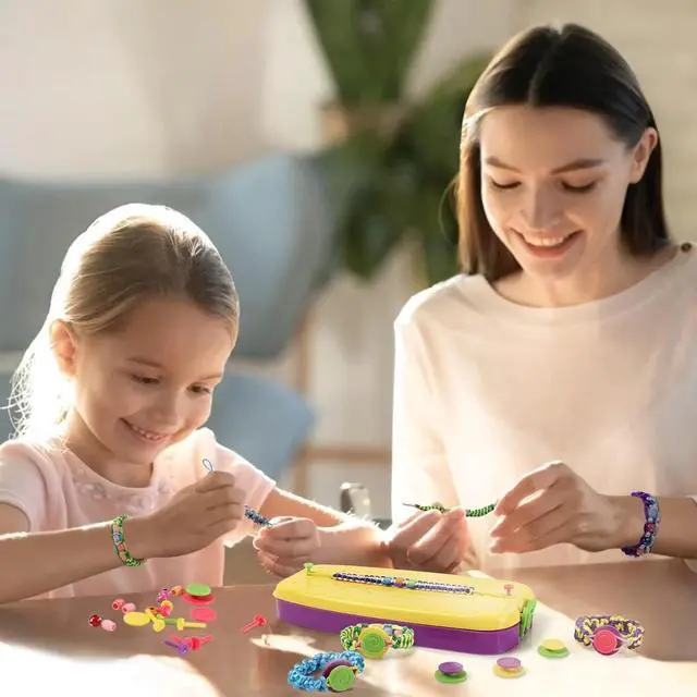 Alt view image 7 of 7 - Friendship Bracelet Making Kit for Teen Girls DIY Bracelet Maker Kit Gift Toy