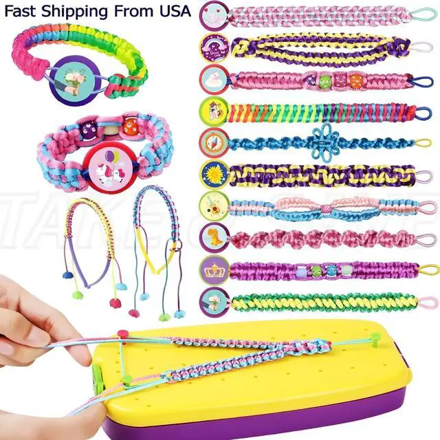 Alt view image 5 of 7 - Friendship Bracelet Making Kit for Teen Girls DIY Bracelet Maker Kit Gift Toy