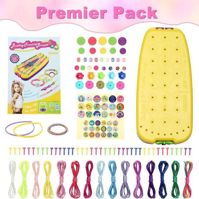 Main image of Friendship Bracelet Making Kit for Teen Girls DIY Bracelet Maker Kit Gift Toy