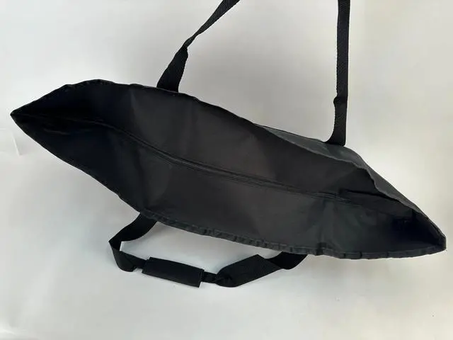 Alt view image 6 of 7 - 28"x15" Extra Large Summer Beach Mesh Bag Tote w/Zipper & 8 Pockets XL Sandproof