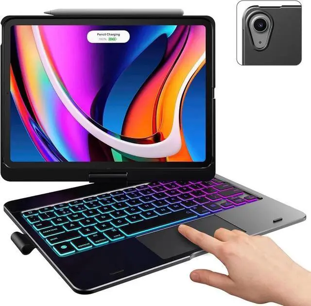Main image of Touch Keyboard Case with Trackpad for 11-inch (M3 2025 / M2 2024) 360°
