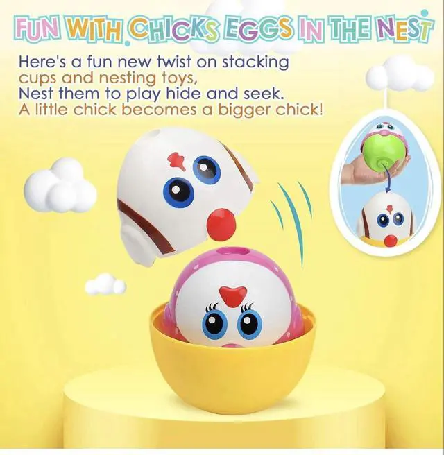 Alt view image 3 of 7 - Toys Gifts for 18 months, 2, 3, 4+ Yr Old Toddlers Kids, 8 Pcs Nesting &