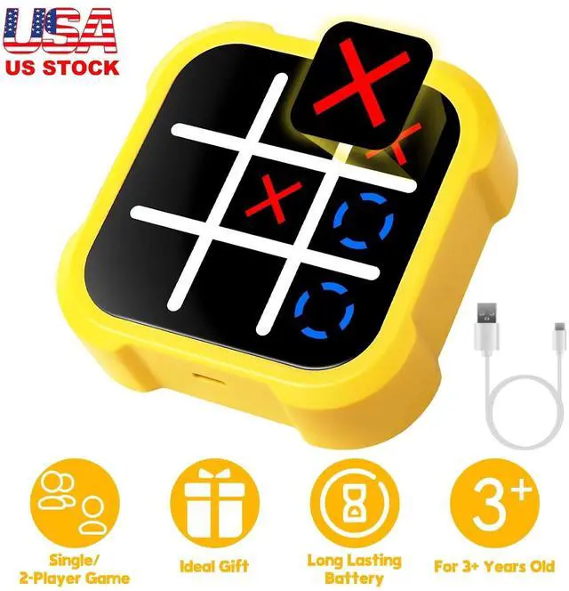 Tic Tac Toe Bolt Game 3 In 1 Electric Puzzle Game Portable Kids Educational Toy