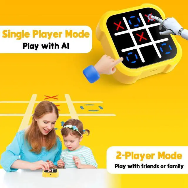 Alt view image 5 of 7 - Tic Tac Toe Bolt Game 3 In 1 Electric Puzzle Game Portable Kids Educational Toy