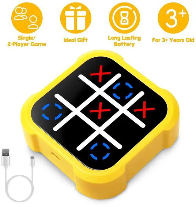Alt view image 2 of 7 - Tic Tac Toe Bolt Game 3 In 1 Electric Puzzle Game Portable Kids Educational Toy