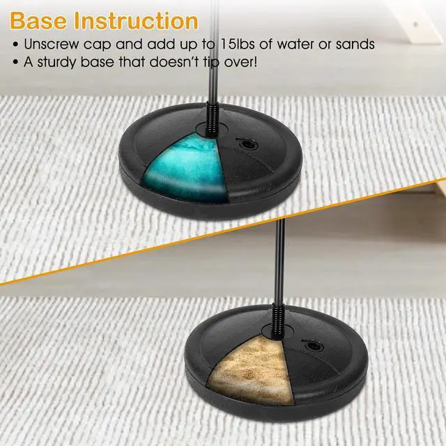 Alt view image 7 of 7 - Kids Free Standing Punching Ball Boxing Adjustable Training Reflex Punching Bag