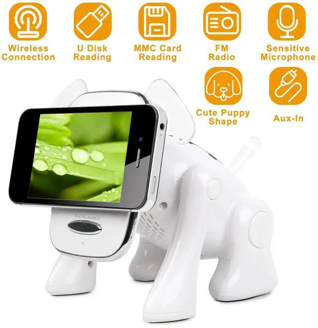 Main image of Wireless Speaker FM Radio Stereo Bass USB Micro SD Player