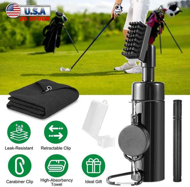 Main image of Portable Golf Groove Sharpener Nylon Bristles Golf Club Cleaning Accessories