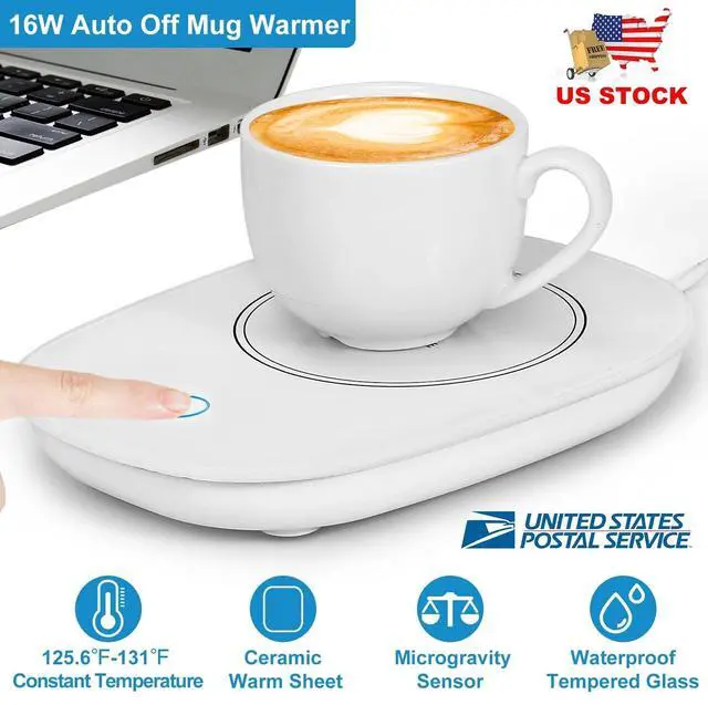 Main image of Cup Mug Warmer Coffee Tea Milk Drink Heat Pad Auto Shut Off Home Office