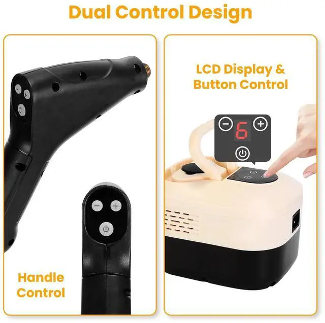 Alt view image 7 of 7 - High Pressure Steamer Cleaner Handheld Car Steam Cleaning Machine & 5.9FT Hose