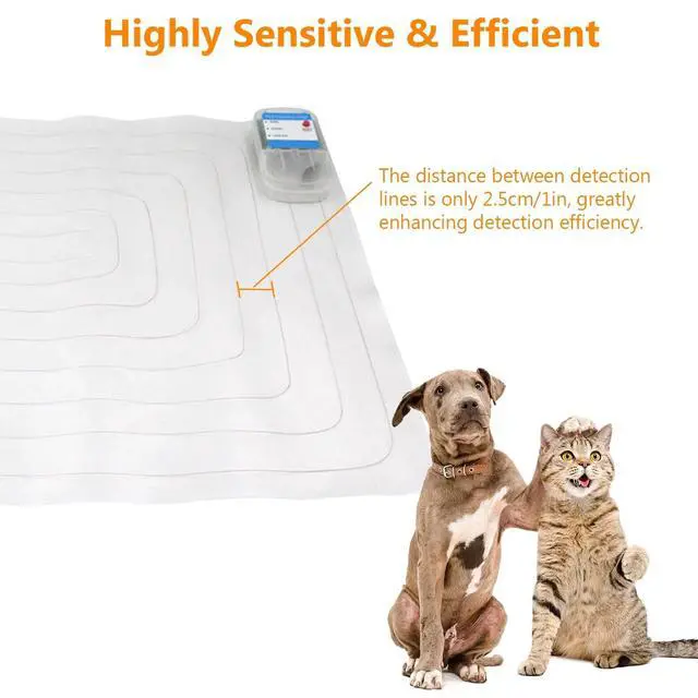 Alt view image 4 of 7 - 60"x12" Electronic Safe Pet Training Dog Cat Barrier Repellent Shock