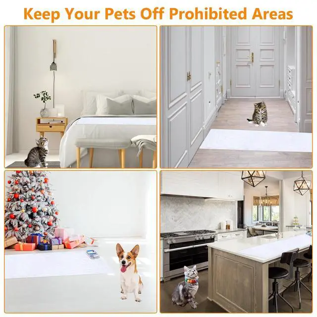 Alt view image 2 of 7 - 60"x12" Electronic Safe Pet Training Dog Cat Barrier Repellent Shock