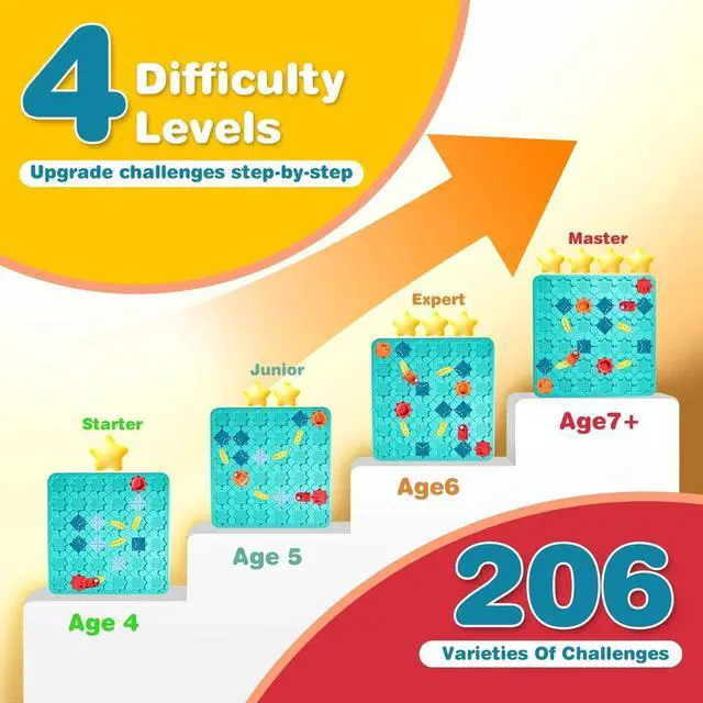 Alt view image 6 of 7 - Logical Road Builder Games Brain Teaser Puzzle Toy Toddler Kids Educational Toys