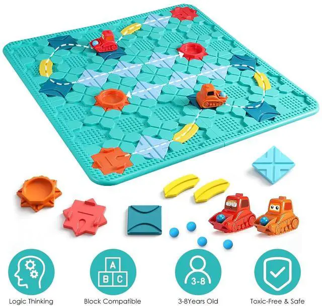 Alt view image 3 of 7 - Logical Road Builder Games Brain Teaser Puzzle Toy Toddler Kids Educational Toys