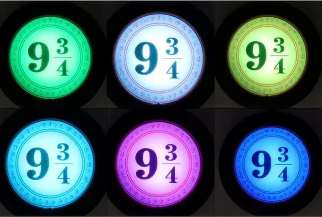 Alt view image 3 of 7 - Harry Potter Hanging 9 3/4 Night Light Wall Light Decoration Lamp