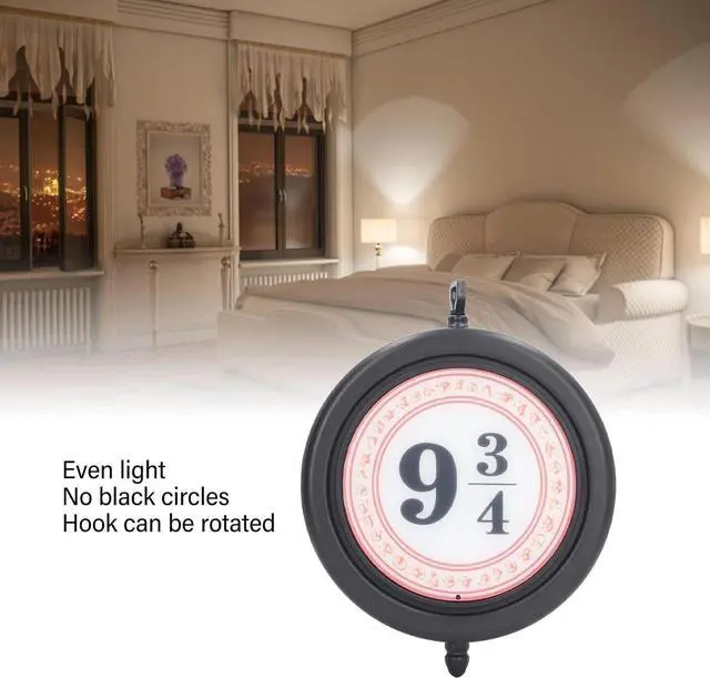 Alt view image 4 of 7 - Harry Potter Hanging 9 3/4 Night Light Wall Light Decoration Lamp