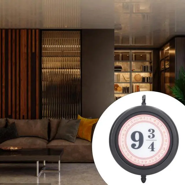 Alt view image 5 of 7 - Harry Potter Hanging 9 3/4 Night Light Wall Light Decoration Lamp