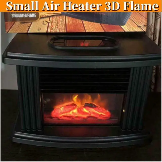 Alt view image 5 of 7 - Electric Fireplace Heater Air Heater Infrared Fireplace Stove W/ 3D Flame Effect