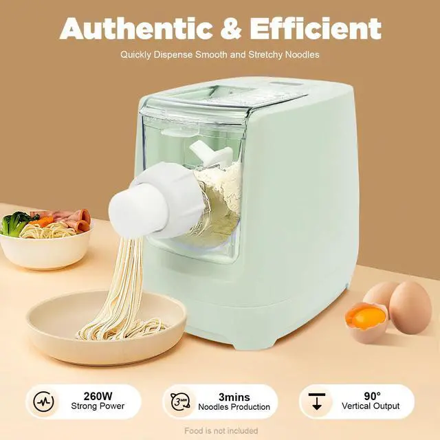 Alt view image 2 of 7 - 12 Noodle Shapes Automatic Pasta Machine Electric Pasta & Noodle Maker 260W