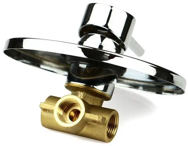 Alt view image 6 of 7 - Stainless Steel Shower Faucet Set 1/2" Head Wall Mount Mixer Taps