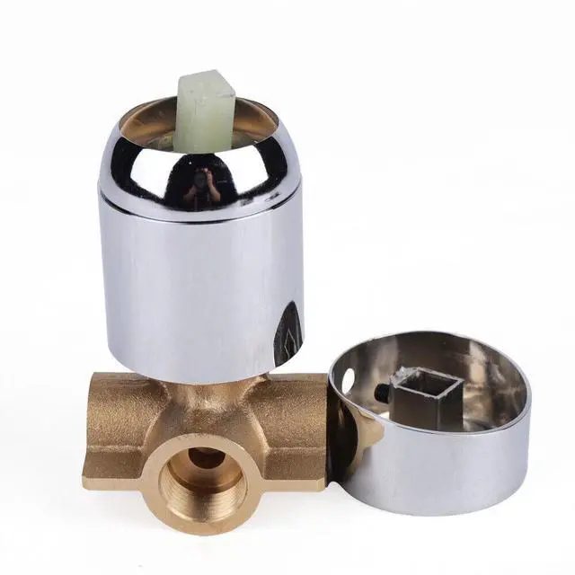 Alt view image 5 of 7 - Stainless Steel Shower Faucet Set 1/2" Head Wall Mount Mixer Taps