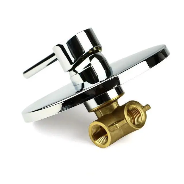 Alt view image 4 of 7 - Stainless Steel Shower Faucet Set 1/2" Head Wall Mount Mixer Taps