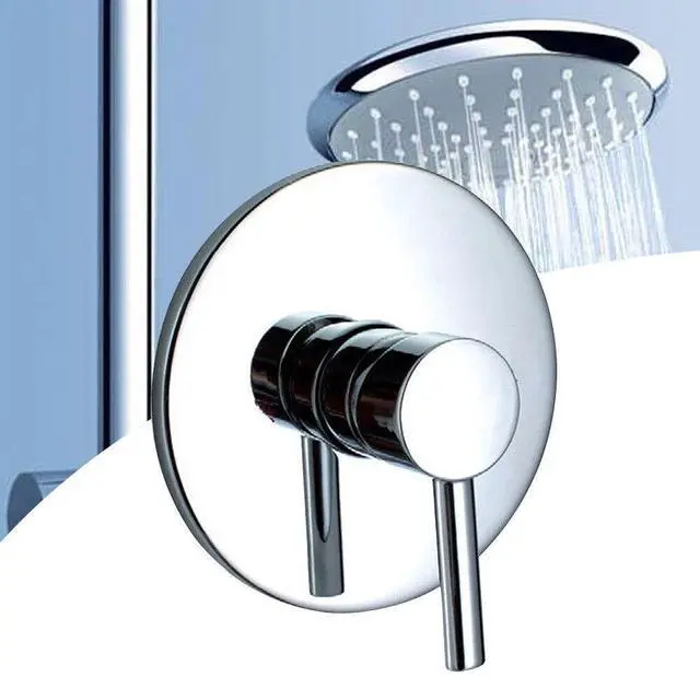 Main image of Stainless Steel Shower Faucet Set 1/2" Head Wall Mount Mixer Taps