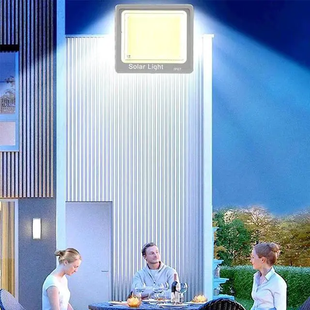 Alt view image 7 of 7 - 800W 688LED Solar Flood Light Outdoor Street Light Dusk to Dawn Flood Wall Lamp