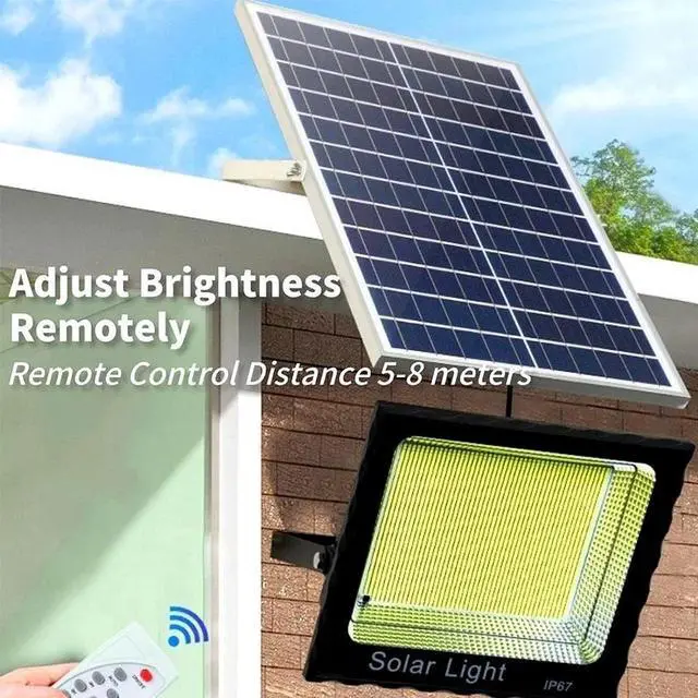 Main image of 800W 688LED Solar Flood Light Outdoor Street Light Dusk to Dawn Flood Wall Lamp