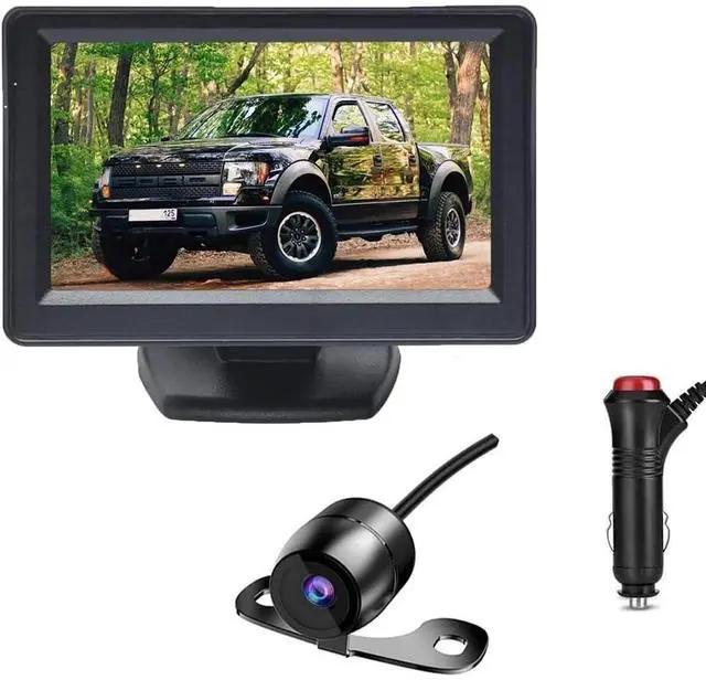 Alt view image 2 of 7 - Car Rear View Backup Camera Cars HD Night Vision 4.3" Monitor Back Up Waterproof