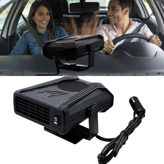 Alt view image 3 of 7 - 150W Heater Portable Heating Cooling Fan Defroster Demister for Car Truck 12V
