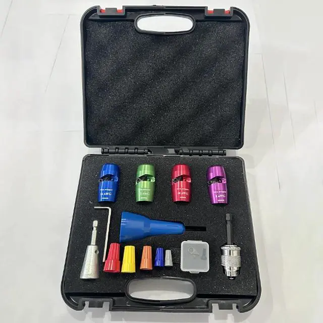 Alt view image 4 of 7 - Pelacables para herramientas de electricista de taladro, herramienta de torsión