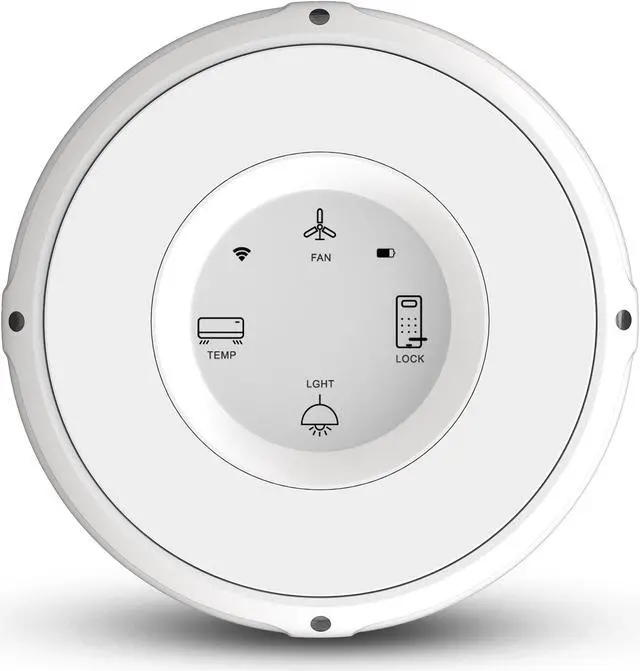 Main image of Linxura Smart Home Controller - Wireless Smart Controller for Smart Devices - Compatible with Alexa & Google Home - Programmable & Customizable Buttons, E-Paper Screen, Click Wheel - Snow Pearl