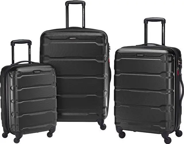 Alt view image 15 of 15 - Samsonite Omni Hardside 3-Piece Nested Set - Black