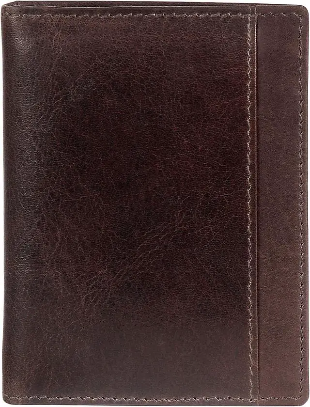 Main image of Mancini Casablanca Men's RFID Secure Unique Vertical Wing Wallet