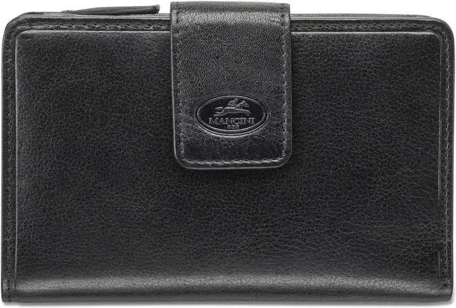 Main image of Mancini Equestrian-2 Ladies' RFID Secure Medium Clutch Wallet