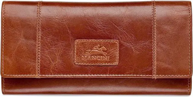 Main image of Mancini Casablanca Ladies' RFID Secure Trifold Wallet