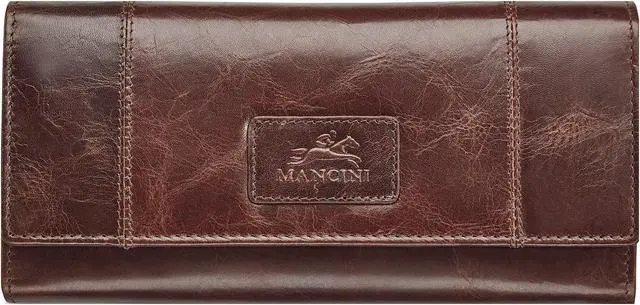 Main image of Mancini Casablanca Ladies' RFID Secure Trifold Wallet