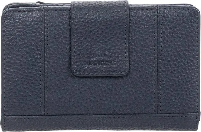 Main image of Mancini Pebbled Ladies RFID Medium Clutch Wallet