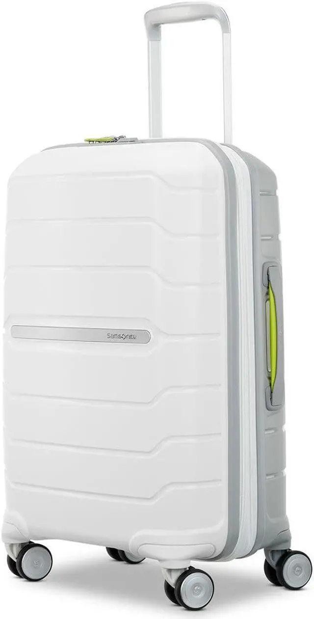 Alt view image 2 of 7 - Samsonite Freeform 21in. Carry-On Hardside Spinner White / Grey