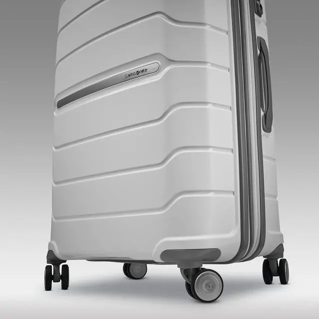 Alt view image 5 of 7 - Samsonite Freeform 21in. Carry-On Hardside Spinner White / Grey