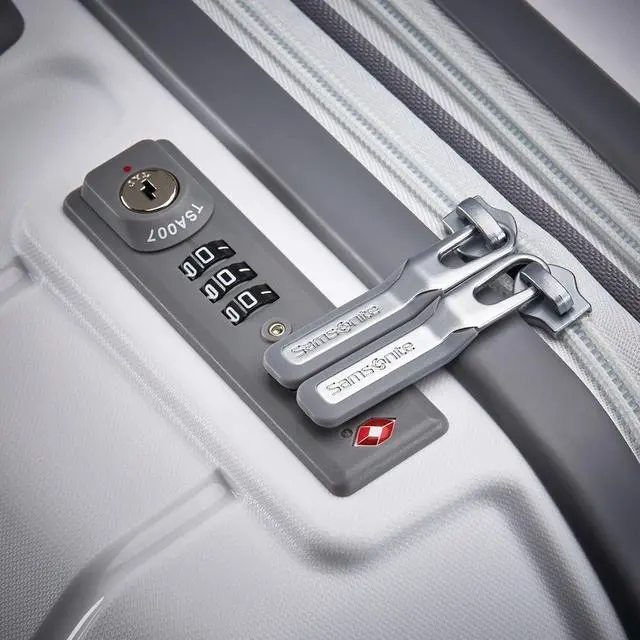 Alt view image 6 of 7 - Samsonite Freeform 21in. Carry-On Hardside Spinner White / Grey