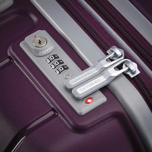 Alt view image 7 of 7 - Samsonite Freeform 21in. Carry-On Hardside Spinner Amethyst Purple