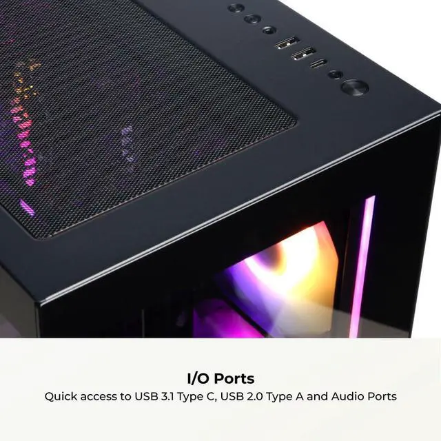 Alt view image 5 of 7 - CyberPowerPC Gamer Master Gaming Desktop PC AMD Ryzen 7 8700F, GeForce RTX 5060 Ti 8GB, 16GB DDR5, 1TB PCIe SSD, WiFi, Windows 11 Home